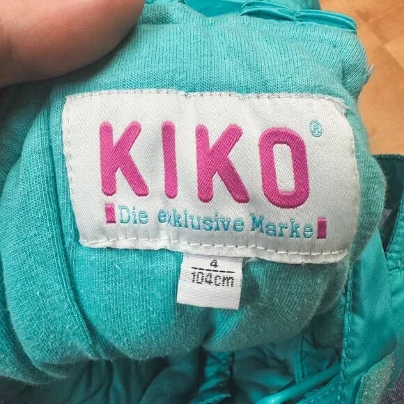 Kiko Girls 2-Piece Winter Coat & Snow Bib Set Size 4 - Picture 11 of 12